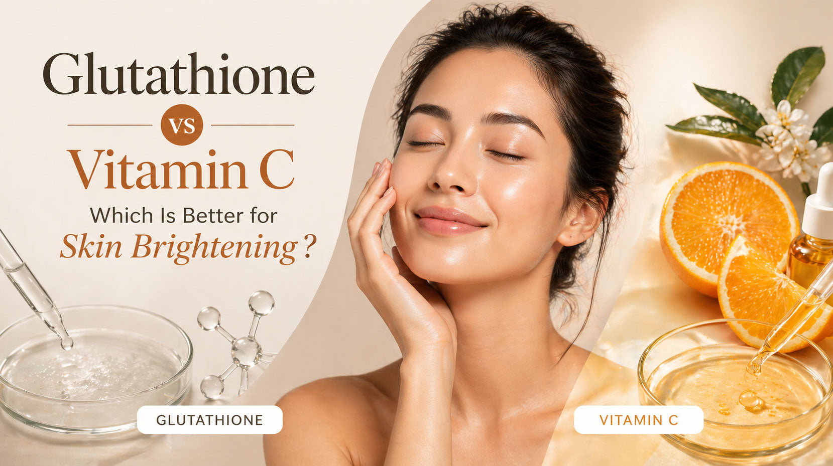 Glutathione vs Vitamin C: Which Is Better for Skin Brightening ?