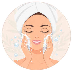 After Washing your face