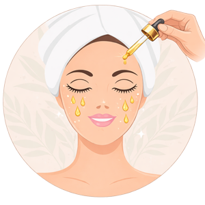 Take 6 - 7 drops of the oil