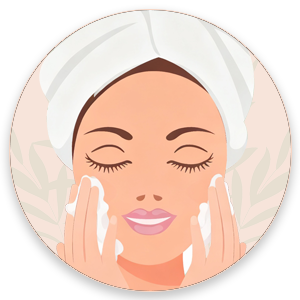 Rinse thoroughly with water and pat dry.